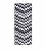 Grey Zig Zag Polyester AntiSkid Bathmat