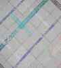 Grey Geometric Print 200 TC Cotton King Size Bed Sheet with 2 Pillow Covers Eclectic Geo Collection