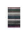 Grey Geometric Wool & Viscose 6 ft x 9 ft Hand Tufted Carpet