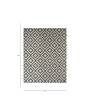 Grey Geometric Wool & Viscose 8 ft x 10 ft Hand Tuftted Carpet