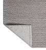 Grey Geometric Wool 4ft x 6ft Hand Knotted Carpet