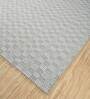 Grey Geometric Wool 8 ft x 10 ft Hand knotted Carpet