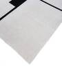 Grey Geometric Wool 9 ft x 12 ft Hand knotted Carpet