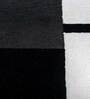 Grey Geometric Wool 9 ft x 12 ft Hand knotted Carpet