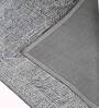 Grey Geometric Wool And Cotton 8 X 5 Feet Hand Tufted Carpet