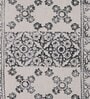 Grey Geometrical Cotton 36x54 Inches Hand Woven Dhurrie