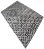 Grey Geometrical Pet Hand Woven Carpet