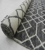 Grey Geometrical Pet Hand Woven Carpet