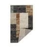 Grey Geometrical Polypropylene 3 ft X 5 ft Machine Made Carpet