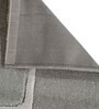 Grey Geometrical Polypropylene 3 ft x 5 ft Machine Made Carpet
