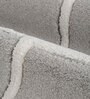 Grey Geometrical Polypropylene 3 ft x 5 ft Machine Made Carpet