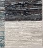 Grey Geometrical Polypropylene 6 ft x 9 ft Machine Made Carpet