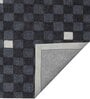 Grey Geometrical Wool 4 ft x 6 ft Hand Tufted Carpet