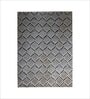 Grey Geometrical Wool 4 ft x 6 ft Hand Tufted Carpet