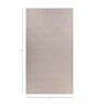 Grey Geometrical Wool 5'3 ft X 7'7 ft Flat Weaves
