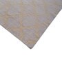 Grey Geometrical Wool 5'3 ft X 7'7 ft Flat Weaves