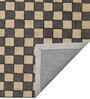 Grey Geometrical Wool 5 ft x 7 ft Hand Tufted Carpet