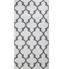 Grey Geometrical Wool 5 ft X 8 ft Flat Weaves