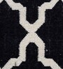 Grey Geometrical Wool 5 ft X 8 ft Flat Weaves