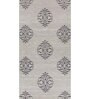 Grey Geometrical Wool 5 ft X 8 ft Flat Weaves