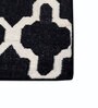 Grey Geometrical Wool 5 ft X 8 ft Flat Weaves