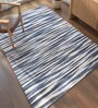 Grey Geometrical Wool 5 ft X 8 ft Flat Weaves