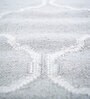 Grey Geometrical Wool 5 ft X 8 ft Flat Weaves