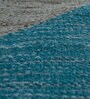 Grey Geometrical Wool 5 ft X 8 ft Rectangle Flat Weaves