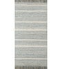 Grey Geometrical Wool 5 ft X 8 ft Flat Weaves