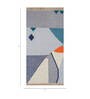 Grey Geometrical Wool 5 ft X 8 ft Rectangle Flat Weaves