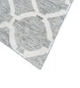 Grey Geometrical Wool 5 ft X 8 ft Flat Weaves