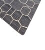Grey Geometrical Wool 5 ft X 8 ft Flat Weaves