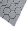 Grey Geometrical Wool 5 ft X 8 ft Flat Weaves