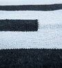 Grey Geometrical Wool 5 ft X 8 ft Flat Weaves