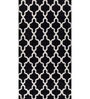 Grey Geometrical Wool 5 ft X 8 ft Flat Weaves