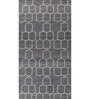 Grey Geometrical Wool 5 ft X 8 ft Flat Weaves