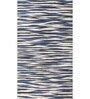 Grey Geometrical Wool 5 ft X 8 ft Flat Weaves