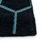 Grey Geometrical Wool 5 ft X 8 ft Flat Weaves