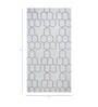 Grey Geometrical Wool 5 ft X 8 ft Flat Weaves