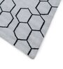 Grey Geometrical Wool 5 ft X 8 ft Flat Weaves