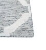 Grey Geometrical Wool 5 ft X 8 ft Flat Weaves