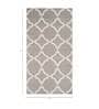 Grey Geometrical Wool 5 ft X 8 ft Flat Weaves