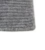 Grey Geometrical Wool 6 ft X 9 ft Hand Woven Carpet