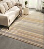 Grey Geometrical Wool 6 ft X 9 ft Flat Weaves