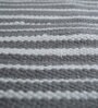 Grey Geometrical Wool 6 ft X 9 ft Flat Weaves