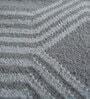 Grey Geometrical Wool 6 ft X 9 ft Rectangle Flat Weaves