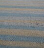 Grey Geometrical Wool 6 ft X 9 ft Flat Weaves