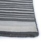 Grey Geometrical Wool 6 ft X 9 ft Flat Weaves