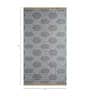 Grey Geometrical Wool 6 ft X 9 ft Rectangle Flat Weaves