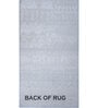 Grey Geometrical Wool and Viscose 5 ft X 8 ft Flat Weaves